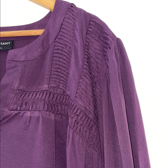 Lane Bryant Deep Purple Blouse - Picture 5 of 13